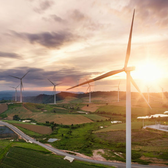 Windmills advancing energy sustainability